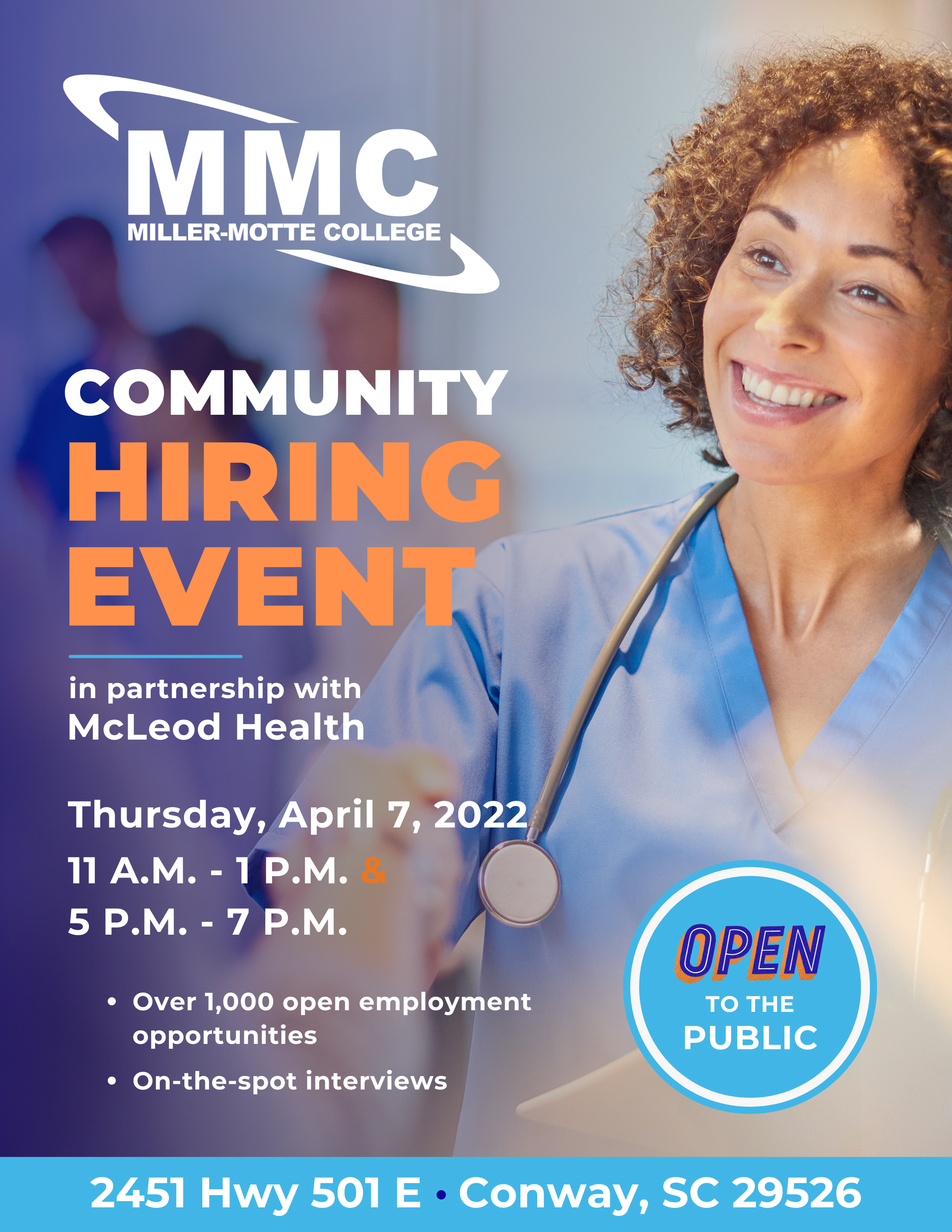 McLeod Community Hiring Event
